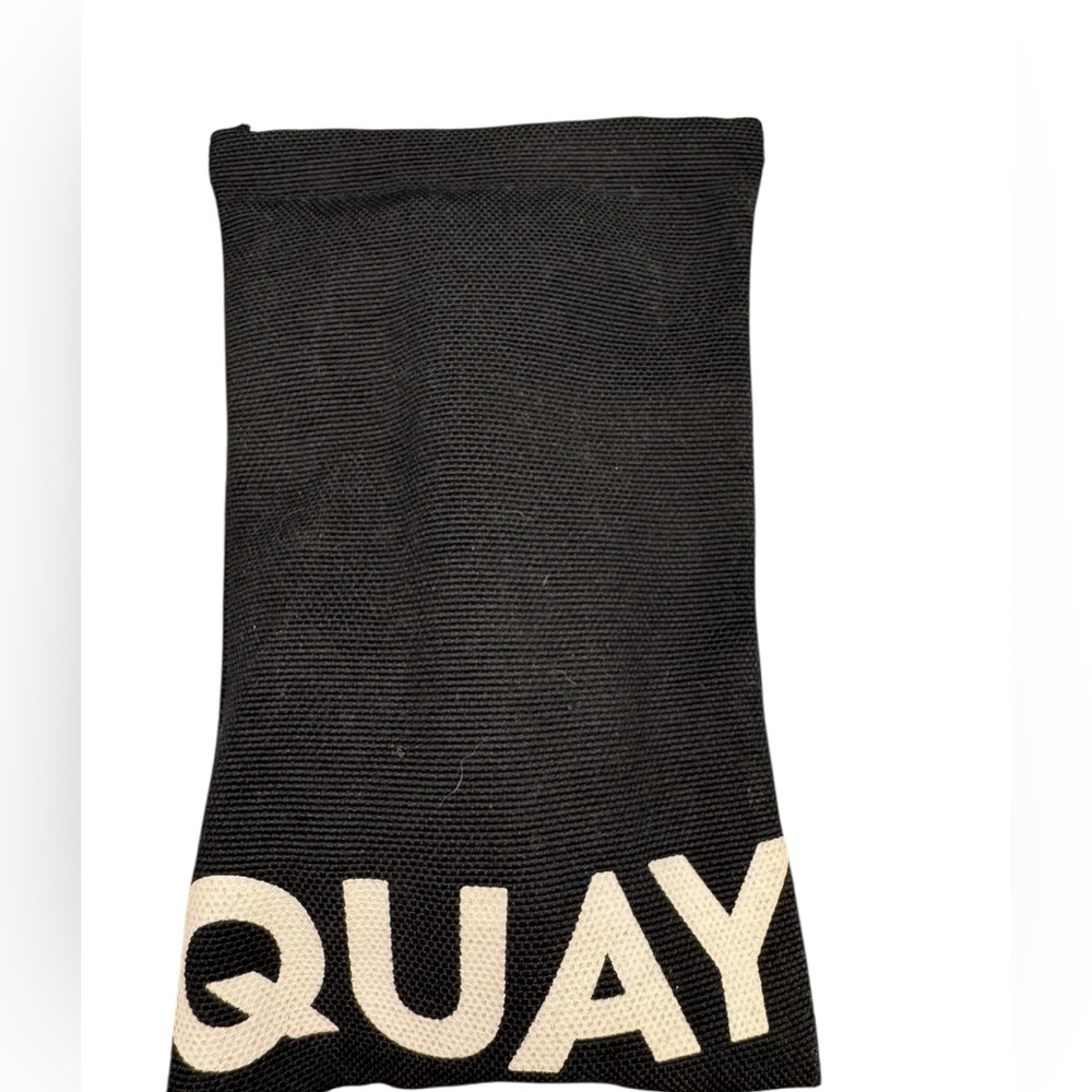 QUAY AUSTRALIA DL 126 RECTANGULAR SUNGLASSES Blac… - image 7